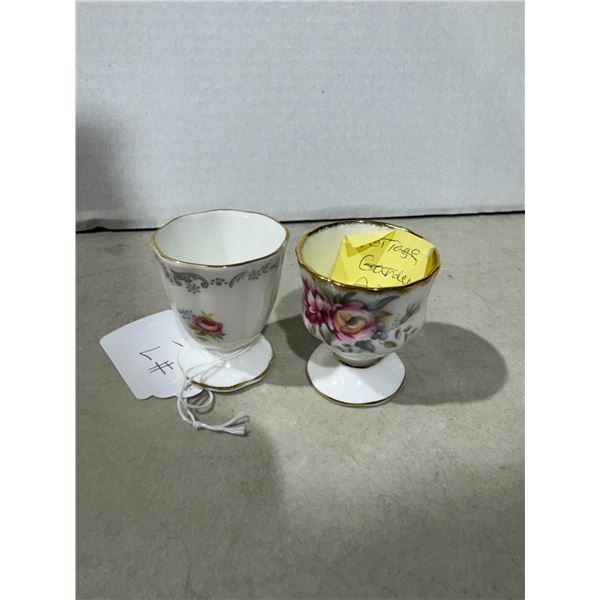 Vintage royal Albert, autumn roses and tranquility egg cups
