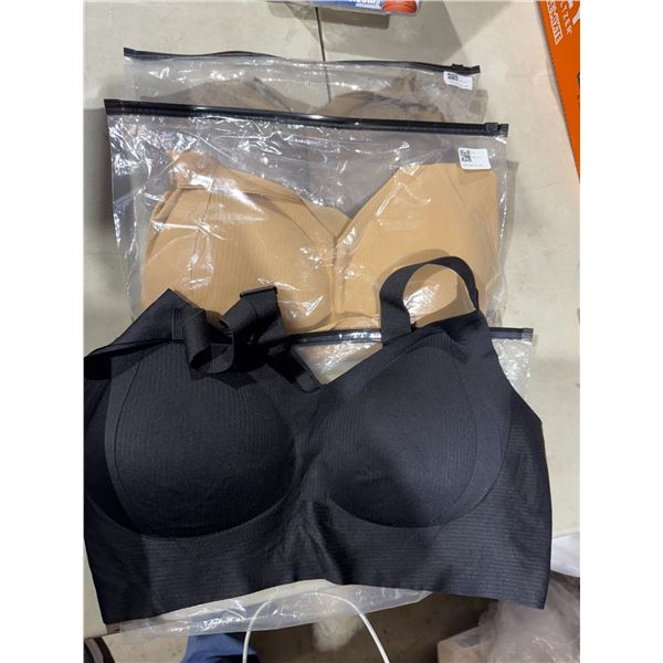 Three bras assorted size
