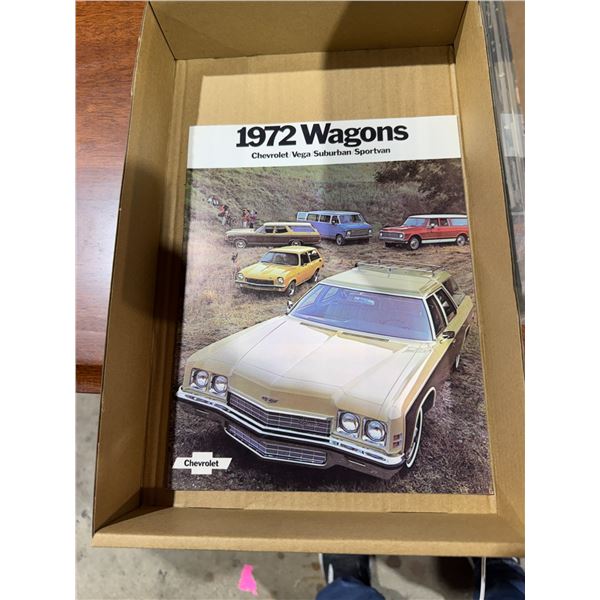 1972 wagons Chevrolet/Vegas/suburban/sports van vehicle advertising