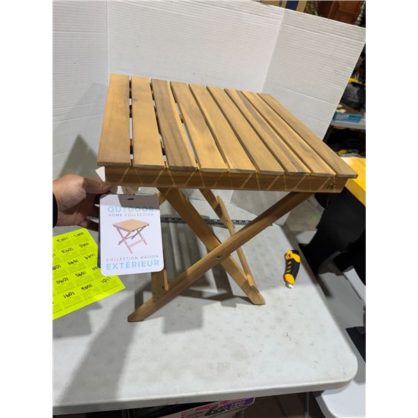 Outdoor home collection NWT table folding
