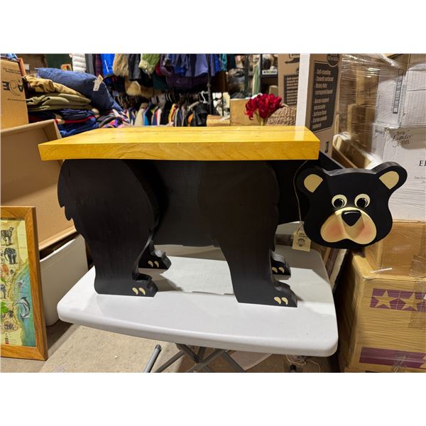 Bear bench/table  NWT