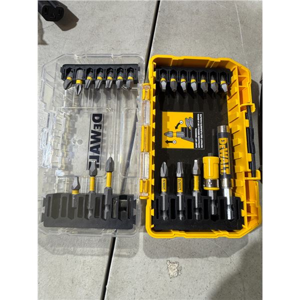 Dewalt bits, etc.