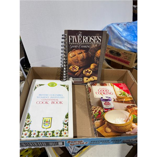 British Columbia women's Institute Centennial cookbook the five roses cookbook and a guide to good c