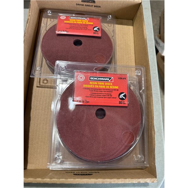 Benchmark resin fiber discs 7 x 7/8 inch