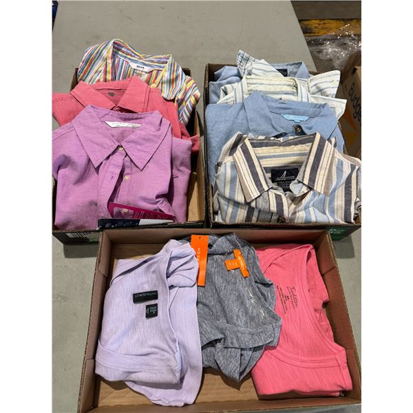 Shirts size small/medium, mostly medium