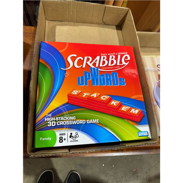 Scrabble upwards, crossword game