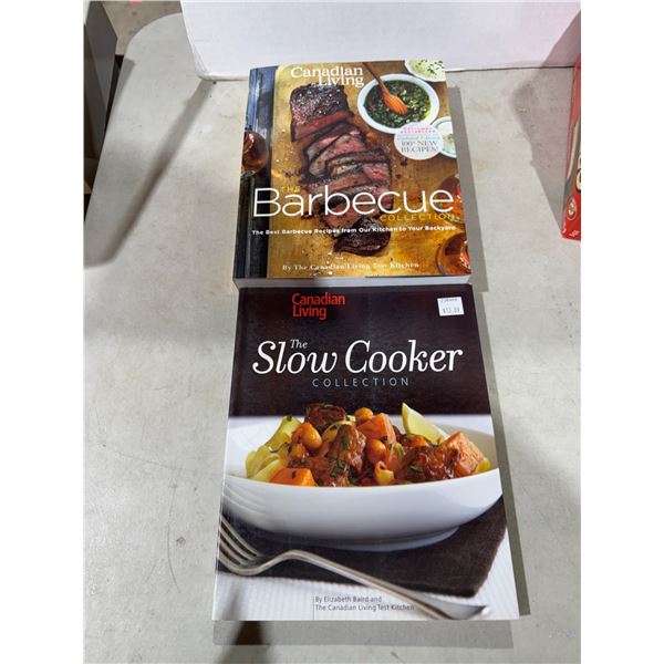 Barbecue and slow cooker cookbooks