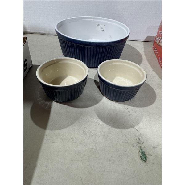 Emily Henry casserole dish and two other dishes