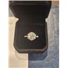 Image 2 : 5.00ct Moissanite brilliant cut ring- Size 7.25