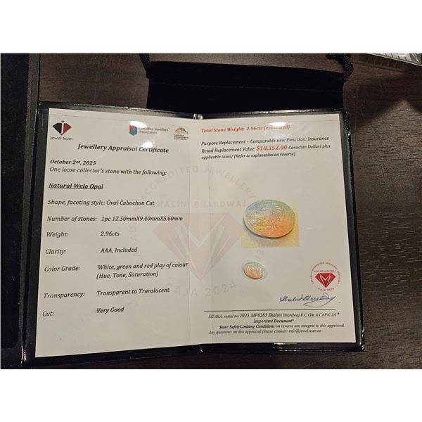 Welo Opal- Oval shaped