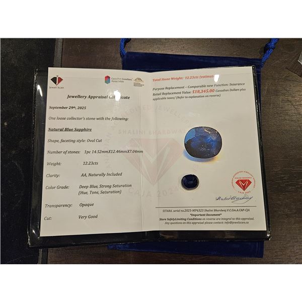 Blue Sapphire- Oval shaped