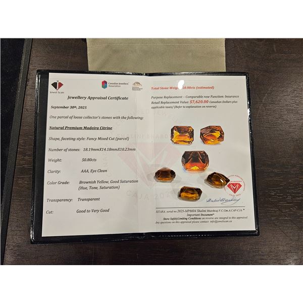 Premium Madeira Citrine- fancy mixed