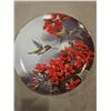 Image 1 : Susan Bourdet collector plate- "Hummer in Geranium"