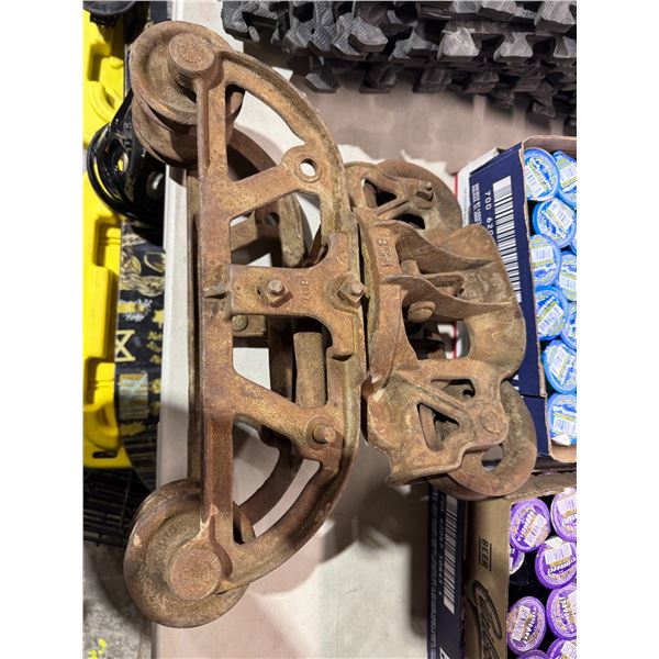Cast iron pulley