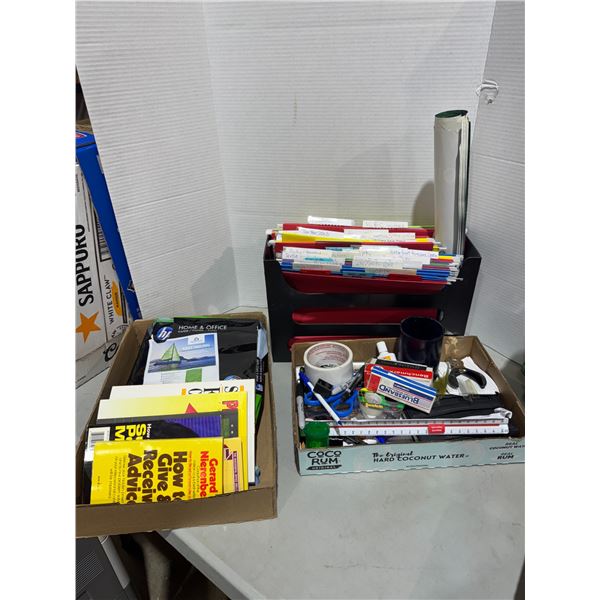 Office related items, copy paper and other