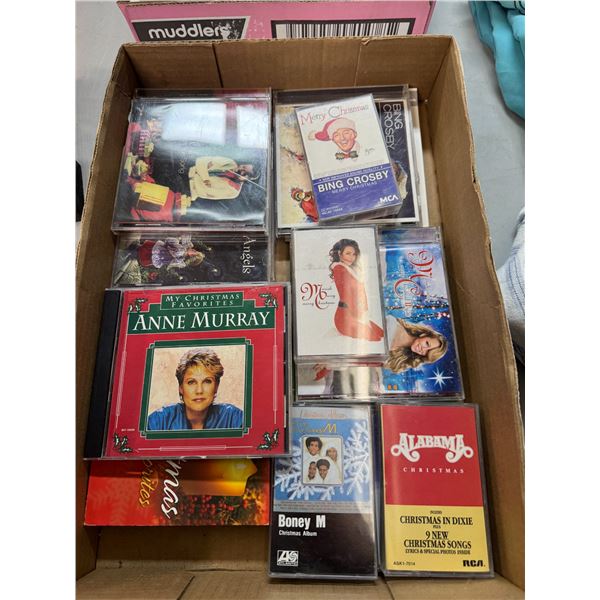 Christmas, CDs and cassettes