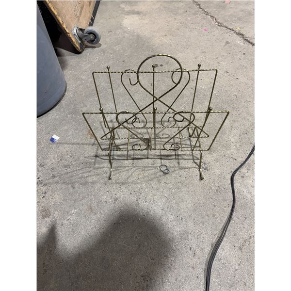 Vintage magazine rack