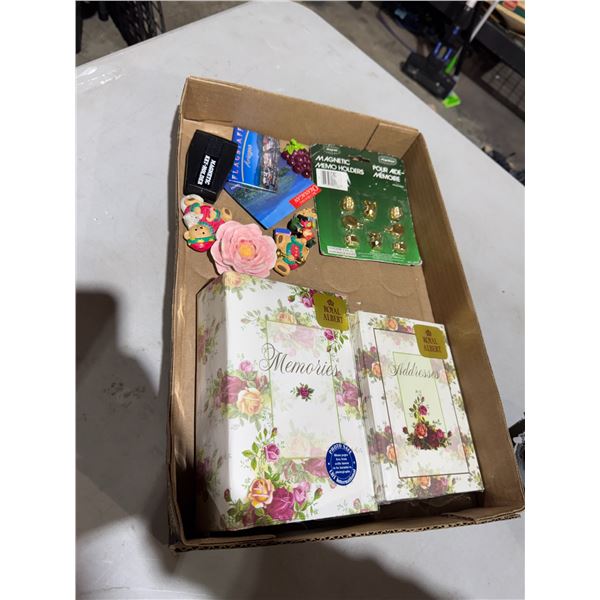 Address books, memories, magnetic memo, holders, and other magnets