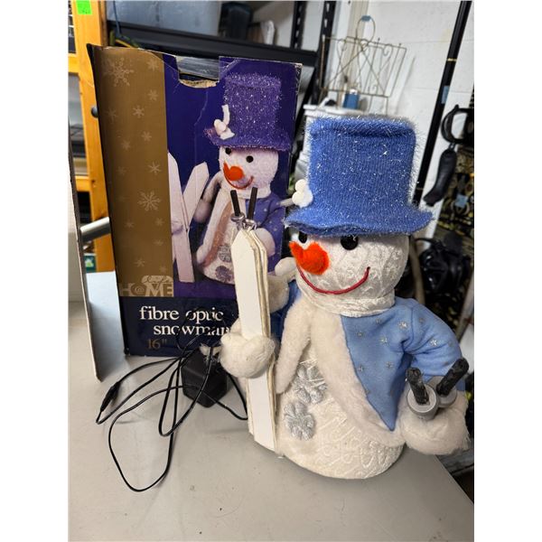 Fiber-optic snowman