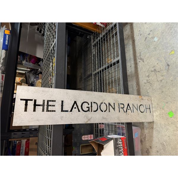 The Langdon Ranch sign