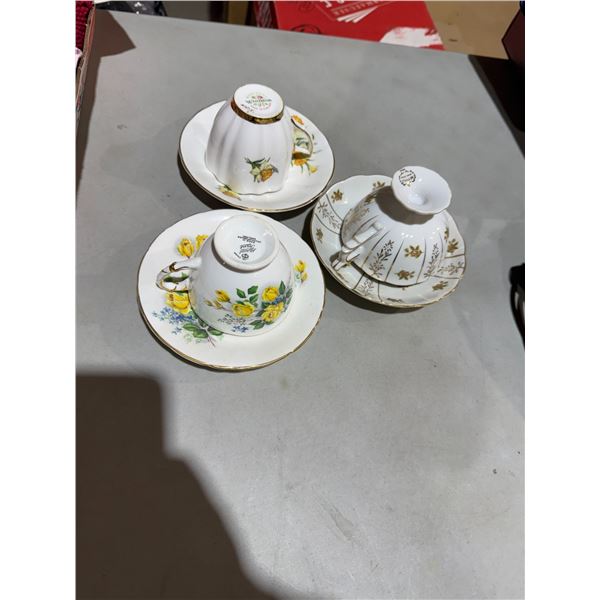 Tea cups and saucers