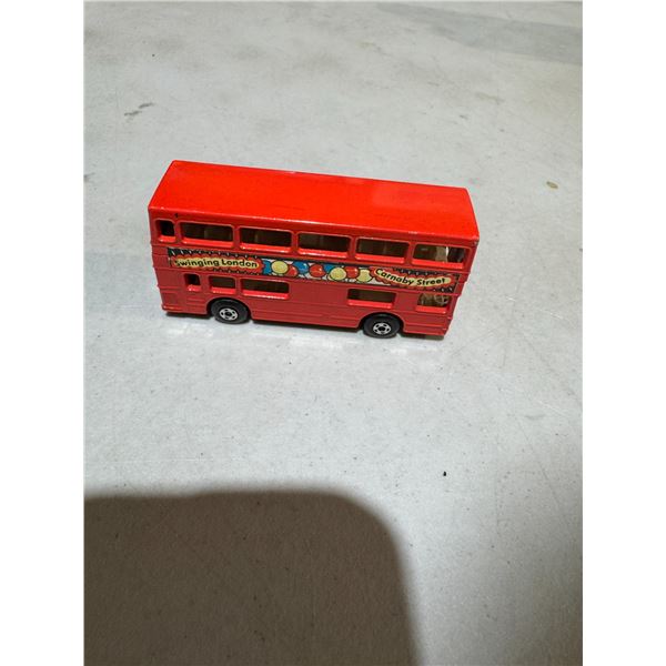 1972 matchbox LESNEY super fastest number 17 the LONDORER double-decker bus