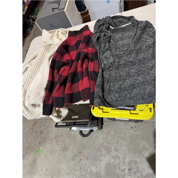 Sweaters, assorted sizes