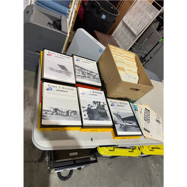 Cross & Cockade journals and other aviation items