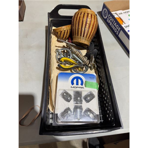 Lug nuts, other items