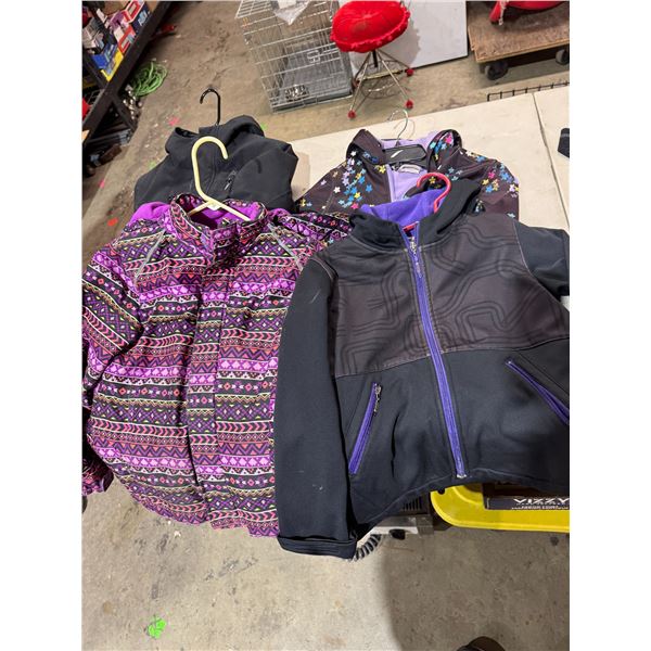 Medium and large children's coats