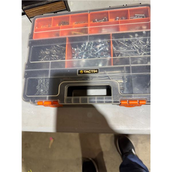 Organizer with nails, etc.