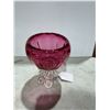 Image 2 : Vintage ROSSI glass Canada footed bowl