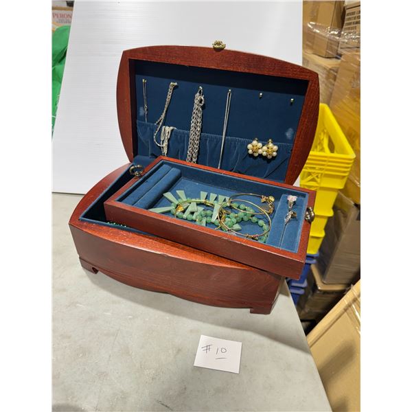 Jewelry box and contents