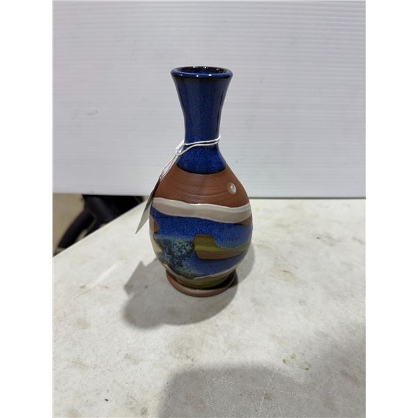 Southwestern pottery vase signed