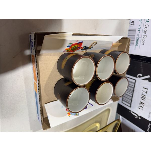 Asian cups and chopsticks