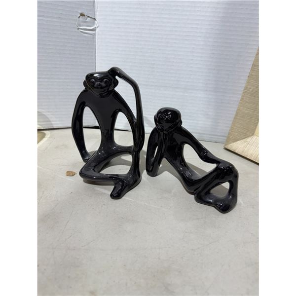 Vintage monkey figurines