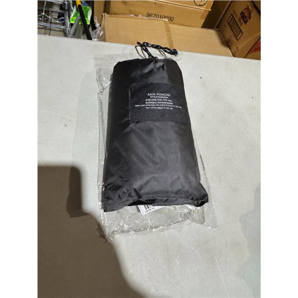 Rain poncho one size fit