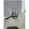 Image 1 : Vintage CONTROLLED bubble glass swan 4.5 inches