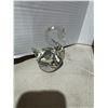 Image 2 : Vintage CONTROLLED bubble glass swan 4.5 inches