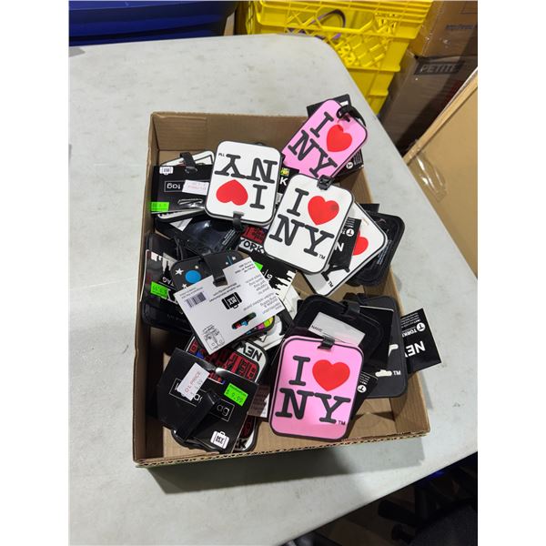I love New York luggage tags