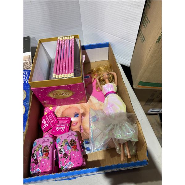 Barbie DVDs, and collect