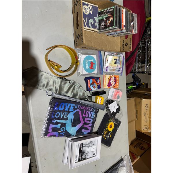 CDs and other miscellaneous items crafting and other