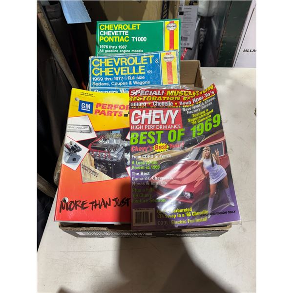 Vehicle manuals and magazines
