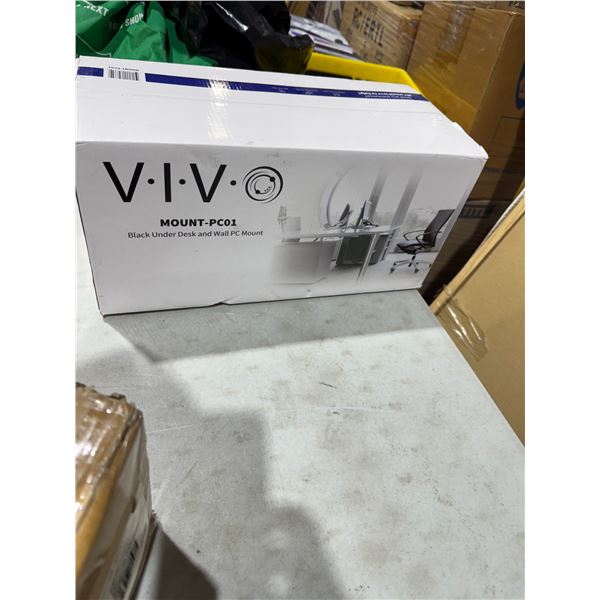 VIVO mount – PC0 one black under desk and wall mount PC mount