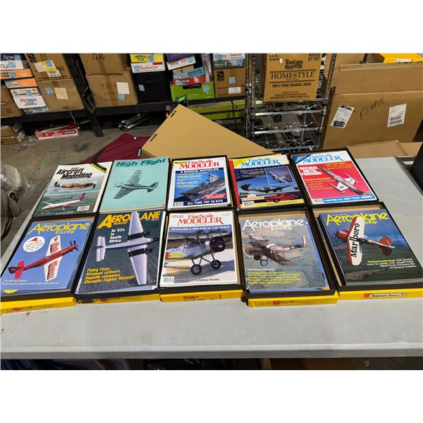 Airplane, monthly magazines, fine scale, modular magazines, highlight magazines, etc.