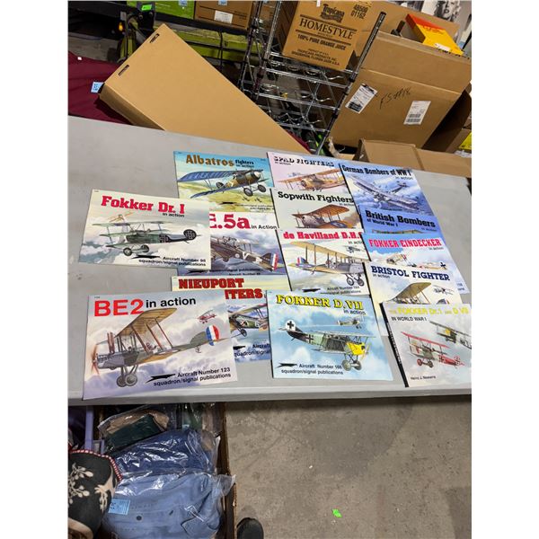 Assorted aviation books