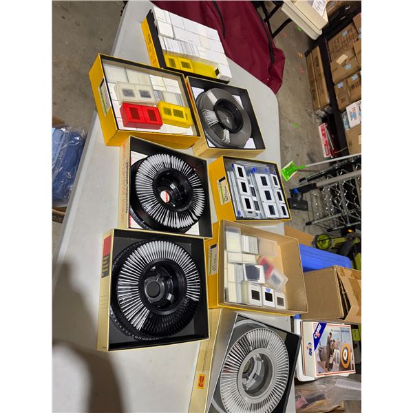 Slides with airplane pictures