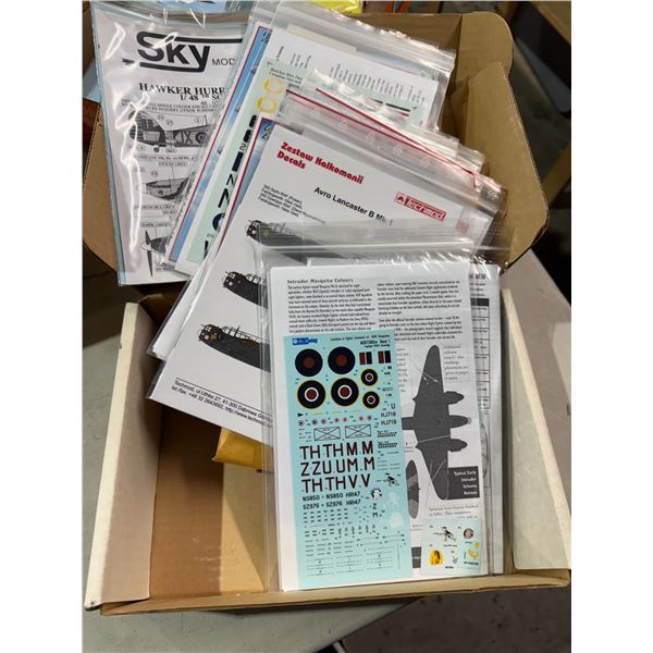 Model accessory stickers