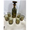 Image 1 : Decanter with glasses, Vintage