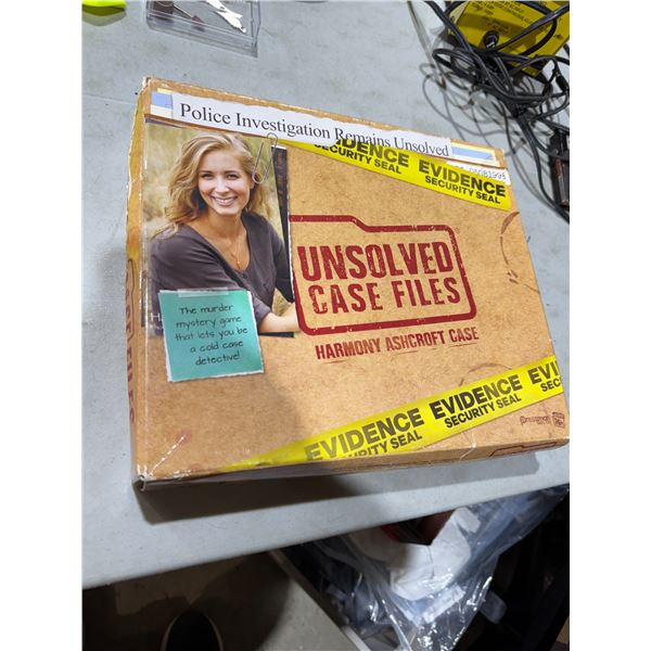 Unsolved case files